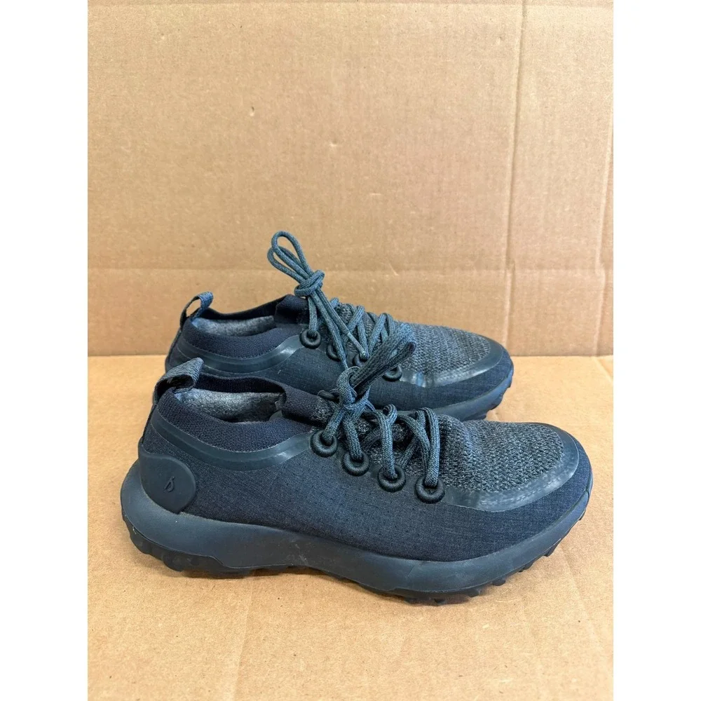 Allbirds Trail Runner Swt Lace Up Sneakers Natural Black Womens Size 8 US